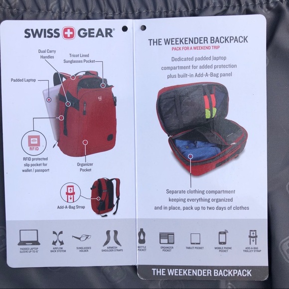 swiss gear weekender backpack